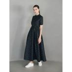 ワンピース バックオープンドットワンピース