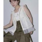 ベスト ジレ Wメッシュフーディーベスト レディース