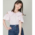 ブラウス シャツ セーラー肩あきブラウス キッズ 子供服 女の子