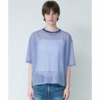 tシャツ シアーボーダーTシャツ レディース