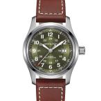 腕時計 HAMILTON 「ハミルトン」 腕時計 Khaki Field （カーキ フィールド）  オート 自動巻き 42MM グリーン×ブラウン メ