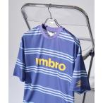 tシャツ UMBRO アンブロ ボーダー フロントプリント 半袖TEEシャツ メンズ レディース