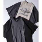 tシャツ UMBRO アンブロ 切り替え プリントスポーツTEEシャツ メンズ レディース
