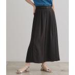 パンツ さらっと軽やか サイドプリーツスカーチョ レディース