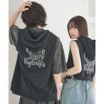 パーカー 「UNISEX/選べる着丈」ロゴウラケフーディー レディース メンズ