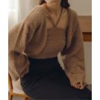 [fupel] вязаный ансамбль FREE мокка женский 