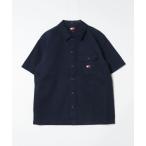 「TOMMY JEANS」 半袖シャツ SMALL ネイビー メンズ