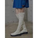 「COEL」 ロングブーツ 39 アイボリー レディース