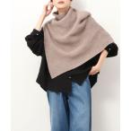 「NOLLEY'S」 「COSY」ニットポンチョ FREE ベージュ レディース