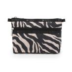 ポーチ COSMETIC CLUTCH ラフィアゼブラ レディース