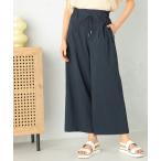 パンツ ドロストワイドパンツ レディース