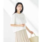 tシャツ 「コットン100%」大人のクロップドロゴTシャツ レディース