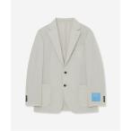 ジャケット テーラードジャケット 「L」「WEB・一部店舗限定」「BREASY JACKET」ポリエステルサッカーセットアップジャケット メンズ