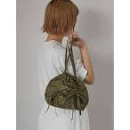 ハンドバッグ リボンシャーリング巾着バッグ