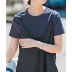 tシャツ PETIT BATEAU / プチバトー MC COL ROND POINT COCOTTE レディース