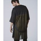 カーディガン mcg3641-バックタックチェンジングニットガウン メンズ