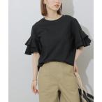 tシャツ 天竺フリルTEE レディース