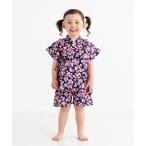 ショッピングキッズ浴衣 浴衣 「Your'sArmyWorld/ユアーアーミーワールド」小桜柄甚平90-95 キッズ 子供 女の子