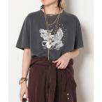 tシャツ 「GOOD ROCK SPEED / グッドロックスピード」別注イーグルダメージTシャツ レディース
