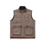 ベスト ジレ FIRST DOWN BACK FLEECE VEST HONEYCOMB LIP NYLON (ファーストダウン バック フリース ベ