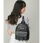 リュック リボン付きポケット合皮ミニリュック キッズ 子供 女の子