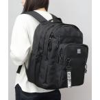 デイバック リュック 大容量 2層式 スクエアバックパック サイドメッシュポット付き A4・B4収納対応 メンズ レディース