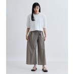 パンツ タイプライターラップワイドパンツ レディース
