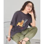 tシャツ 「Disney/ディズニー」わんわん物語レディ&トランプ半袖プリントTシャツ/LADY and the TRAMP レディース