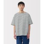 tシャツ 紳士 洗いざらし太番手ボートネック五分袖Tシャツ メンズ レディース