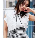 ブラウス シャツ 「Narcissus」フリルリボンブラウス レディース