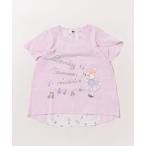 tシャツ mimiちゃんアップリケ半袖チュニック キッズ 子供服 女の子