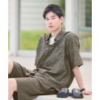 シャツ William Morris ジャストルーズ 半袖 シャツ メンズ