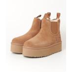 「UGG」 ショートブーツ 25cm ベージュ レディース