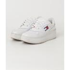 「TOMMY JEANS」 ローカットスニーカー 25cm ホワイト レディース