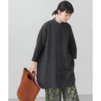 「かぐれ」 7分袖チュニック FREE グレー レディース