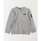 「THE NORTH FACE」 「KIDS」刺繍スウェットカットソー 130 グレー キッズ