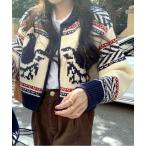 ショッピングカウチン 「SHEENA」 ニットカーディガン M ホワイト系その他 レディース