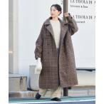 「FREAK'S STORE」 トレンチコート フリ- ブラウン レディース