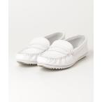 「Minnetonka」 モカシンシューズ 7 ホワイト レディース