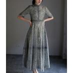 「GIRL」 7分袖ワンピース M カーキ レディース