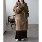 「r.」 ピーコート FREE モカ レディース