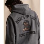 「schott」 プルオーバーパーカー X-LARGE ブラック メンズ