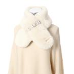 [FURLA] muffler FREE "теплый" белый женский 