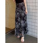 スカート エンブロイダリースカート