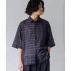 シャツ Ombre check HS Shirt / オンブレチェックシャツ(半袖) メンズ レディース