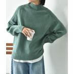 「INTERPLANET」 長袖ニット FREE グリー