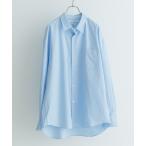 「THOMAS MASON」 長袖シャツ「URBAN RESEARCHコラボ」 MEDIUM ブルー系その他 メンズ