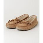「Minnetonka」 モカシンシューズ US8 ベージュ レディース