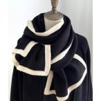 [deux amour] muffler FREE черный женский 