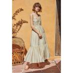 ワンピース Kahina Long Dress ギャザリングエアリードレス